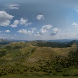 Aerial Canadian Sunny Landscape