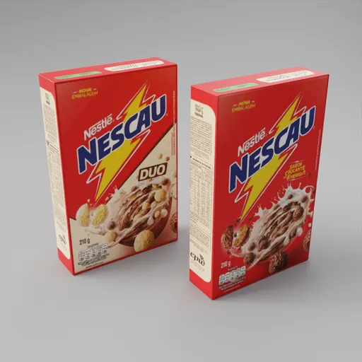 Chocolate Cereal Boxes Set