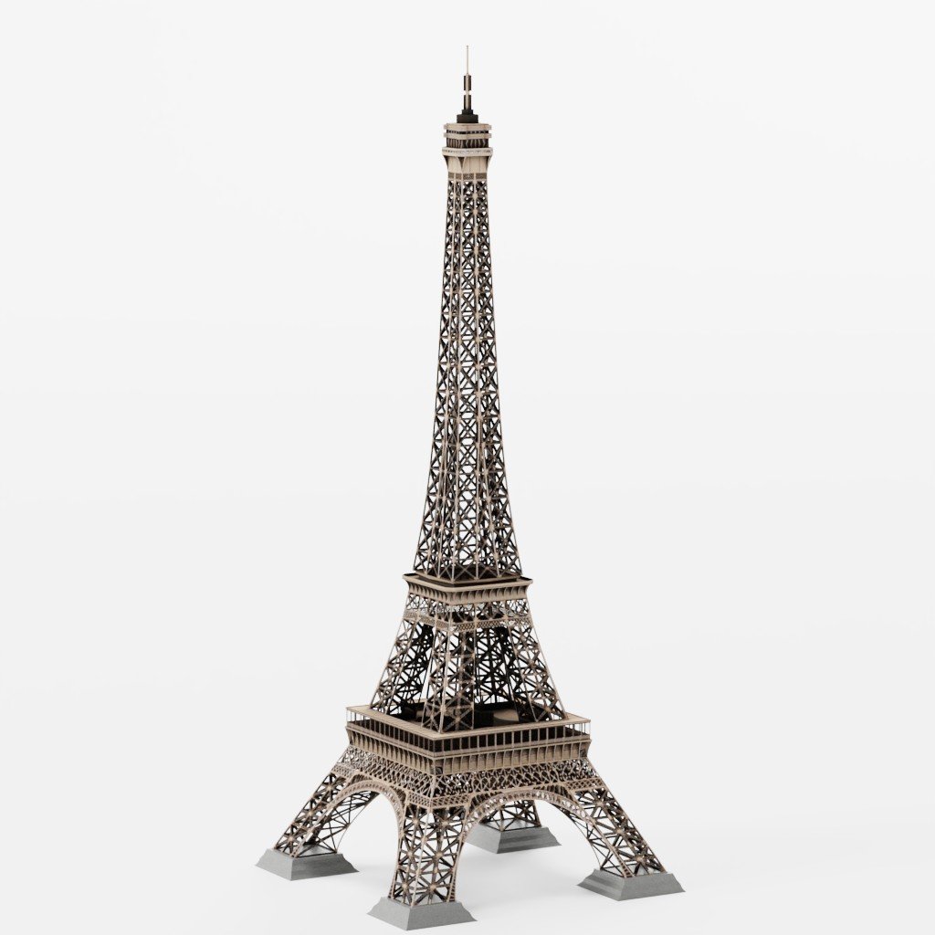Eiffel Tower | FREE Historic Buildings models | BlenderKit