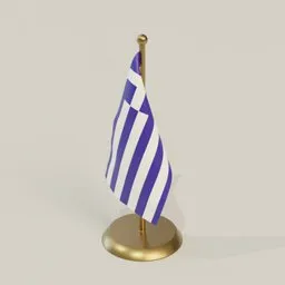 Greece flag table top