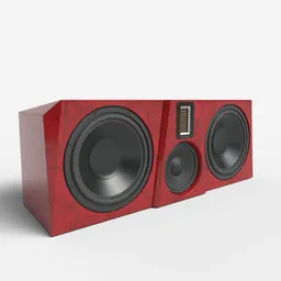 Hi-End Central Speaker Marquis Red2