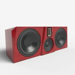 Hi-End Central Speaker Marquis Red2