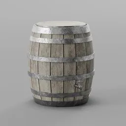 Medieval Tap Barrel