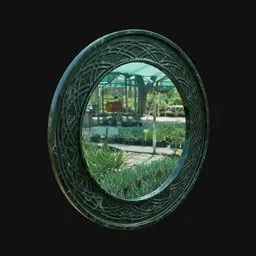 Marble mirror