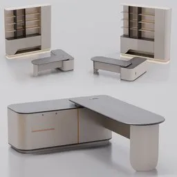 Executive office desk