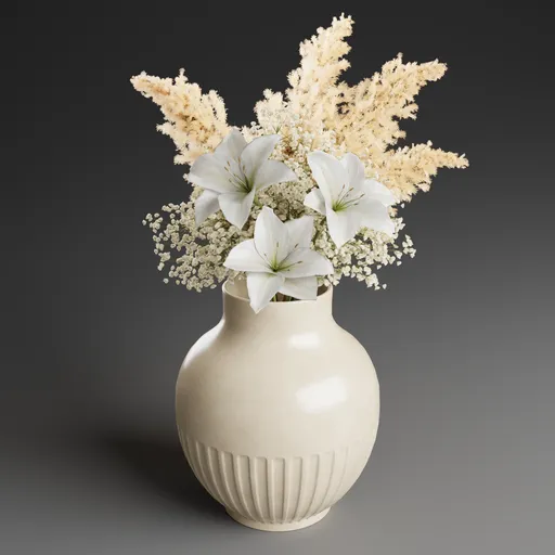 White Lilium Bouquet