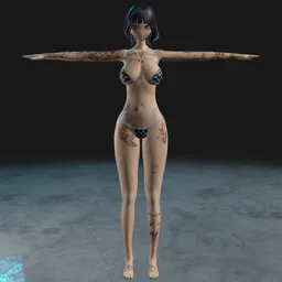 Female Character Model Ivy