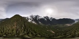 Mountain Green Landscape Daytime