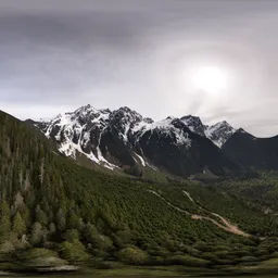 Mountain Green Landscape Daytime