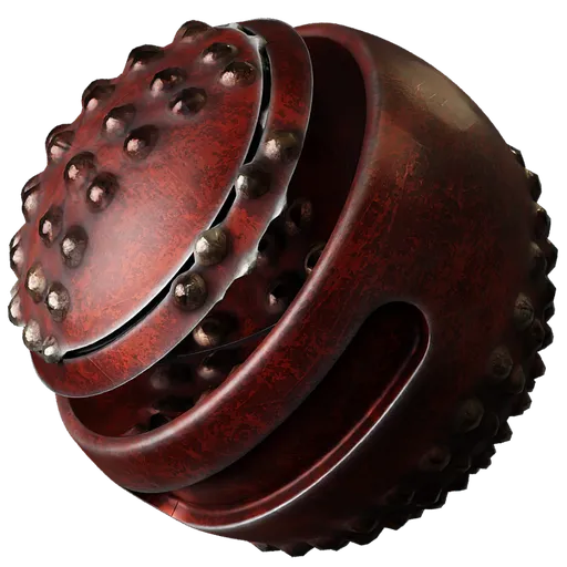 Rivets Metal Red
