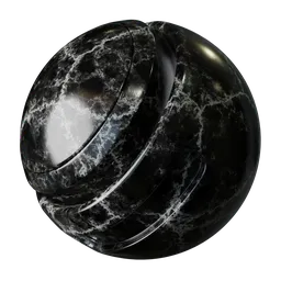 Black Veined Marble