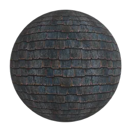 Wood shingle roof texture