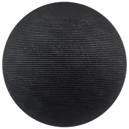 Striped Fabric Black