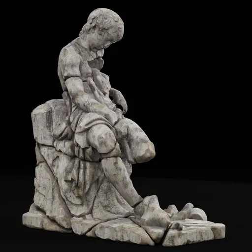 statue of Sleeping Shepherd Boy dmg