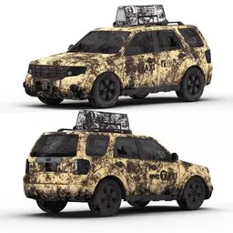 Apocalypse Taxi Car