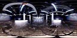 Lighting Industrial Style Parking Lot