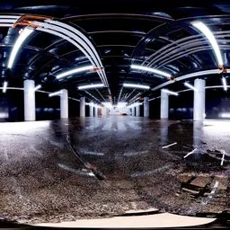 Lighting Industrial Style Parking Lot