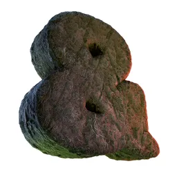 Ampersand And Symbol Sign Stone Carved