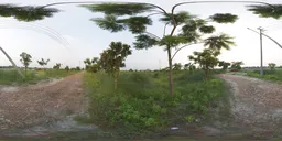 Rural Brick Road Fork – HDRI