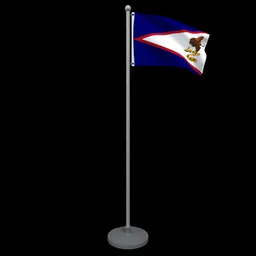 Animated Flag of American Samoa