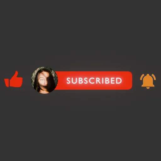 Youtube subscribe like bell button