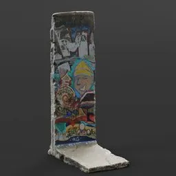 Berlin Wall Fragment Scan