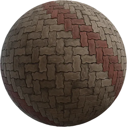 Herringbone Pavement 02