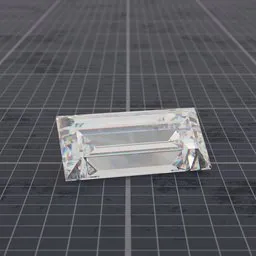 Baguette cut diamond