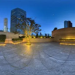 Rooftop at night