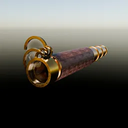 One Handed Spyglass Telescope