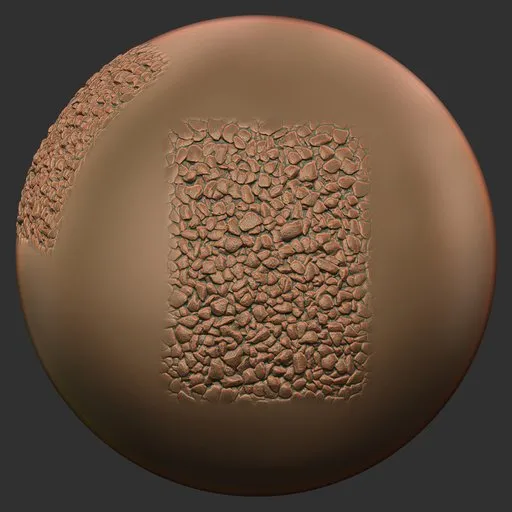 Gravel Brush Fragmented Gravel