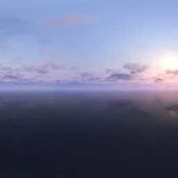 Morning sky cloudy horizon