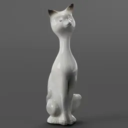 Elegant Cat Figurine