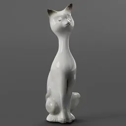 Elegant Cat Figurine