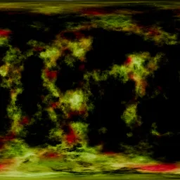 Nebula in Deep Dark Space with Stars