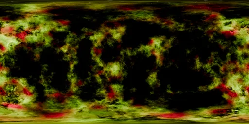 Nebula in Deep Dark Space with Stars