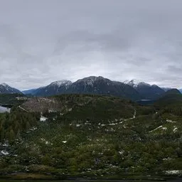 Gloomy Overcast Mountain Day