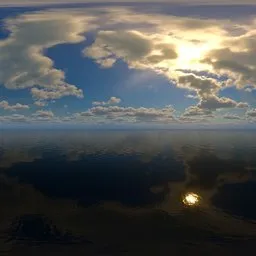Partly cloudy with sunshine