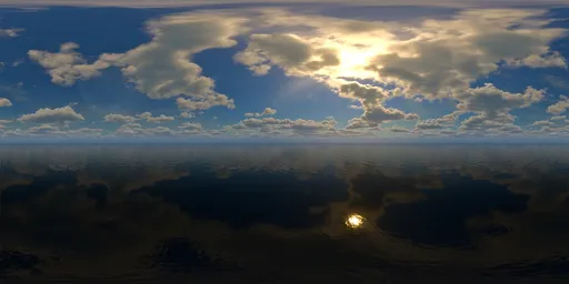Partly cloudy with sunshine