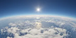 Above Earth Cloud Atmosphere