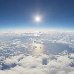 Above Earth Cloud Atmosphere