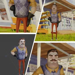 Suspicious Neighbor (Rigged)