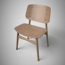 Wooden chair Ipe