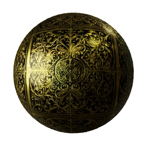 Ornate Royal Gold Emboss