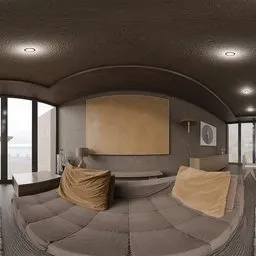 Modern Industrial Living Space