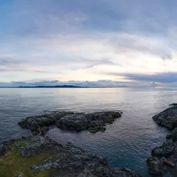 Cloudy Sunrise Sky Ocean Coast