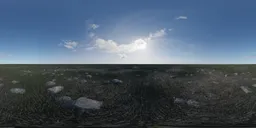 Cloudy Sky Sunny Day Nature