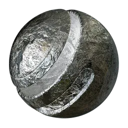 High-resolution PBR aluminium foil texture for 3D rendering in Blender and other software.