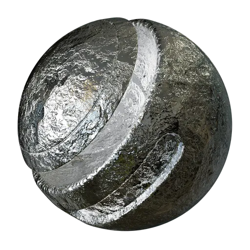 High-resolution PBR aluminium foil texture for 3D rendering in Blender and other software.