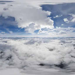 Aerial Sunny Day Mountain Landscape